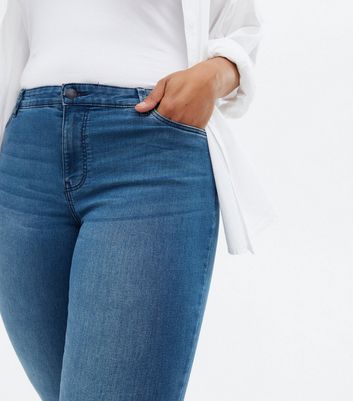 Vero Moda Curve Vmludy Slim Blue Jegging-K Curve Noos Donna Vero Moda Curve Vmludy Slim Blue Jegging-K Curve Noos Donna